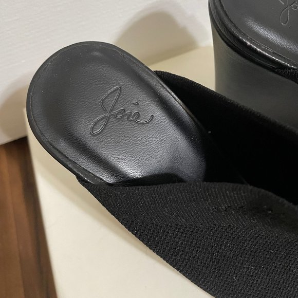 Joie Black Fabric Wedges - Picture 3 of 7